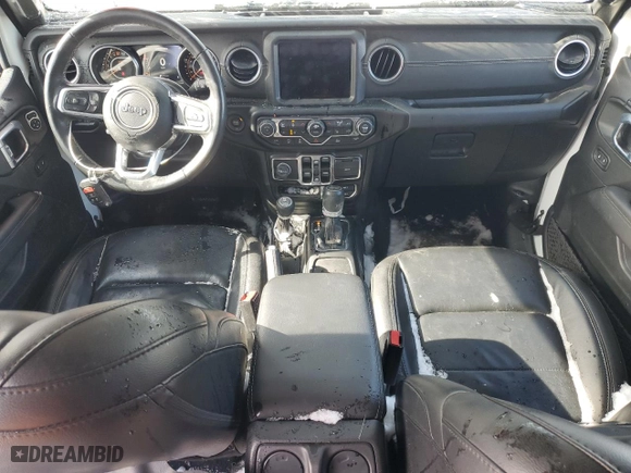 2022 Jeep Wrangler Unlimited Sahara with VIN 1C4HJXEG9NW104845, listed as a Copart auction lot 42417745 with 99,798 mi miles and Salvage Title. Bid and sale history available at carsss.com. Image 8.