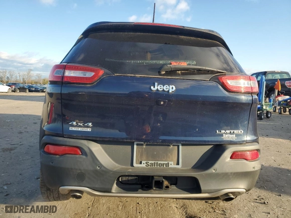 2014 Jeep Cherokee Limited with VIN 1C4PJMDS0EW304741, listed as a Copart auction lot 83017414 with 139,017 mi miles and Clean Title. Bid and sale history available at carsss.com. Image 6.