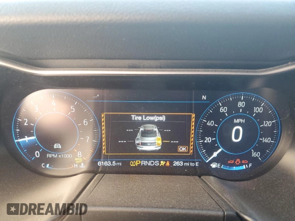 2023 Ford Mustang GT with VIN 1FA6P8CF3P5301871, listed as a Copart auction lot 45412535 with 6,163 mi miles and Salvage Title. Bid and sale history available at DreamBid. Image 9.