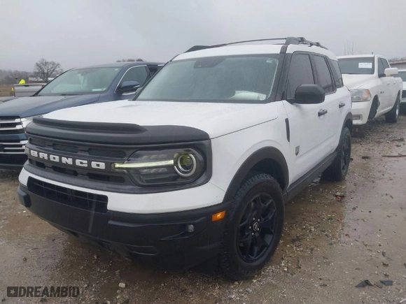 2021 Ford Bronco Sport Big Bend with VIN 3FMCR9B68MRA73773, listed as a IAAI auction lot 41705179 with 57,345 mi miles. Bid and sale history available at carsss.com. Image 2.