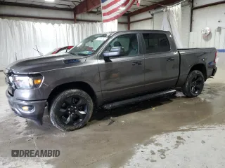 2024 Ram 1500 Tradesman with VIN 1C6SRFGT1RN130488, listed as a Copart auction lot 50189755 with 11,662 mi miles and Salvage title. Bid and sale history available at DreamBid. Image 1.