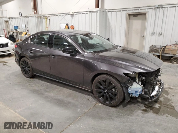 2021 Mazda 3 2.5 Turbo with VIN 3MZBPBAY7MM253403, listed as a Copart auction lot 85651764 with 62,252 mi miles and Non Repairable. Bid and sale history available at DreamBid. Image 4.