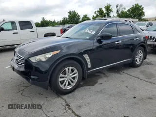 2011 Infiniti FX with VIN JN8AS1MW9BM732792, listed as a Copart auction lot 58779445 with 131,169 mi miles and Salvage title. Bid and sale history available at DreamBid. Image 1.