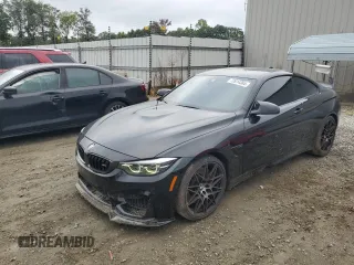 2019 BMW M4 with VIN WBS4Y9C56KAG67301, listed as a Copart auction lot 72614364 with 40,250 mi miles and Salvage Title. Bid and sale history available at carsss.com. Image 1.