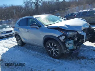 2017 Lexus NX with VIN JTJBARBZ0H2125289, listed as a IAAI auction lot 41632911 with 91,203 mi miles. Bid and sale history available at carsss.com. Image 1.