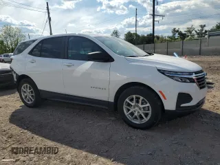 2023 Chevrolet Equinox LS z VIN 3GNAXHEG2PL173799, wystawiony jako Copart lot #55787555 z przebiegiem 12 470 mil mil oraz Szkoda całkowita • Salvage title. Historia ofert i sprzedaży dostępna na DreamBid. Obrazek 4.