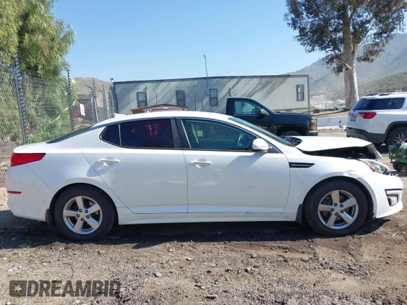 2015 Kia Optima LX with VIN 5XXGM4A76FG456677, listed as a IAAI auction lot 41976831 with 138,008 mi miles. Bid and sale history available at carsss.com. Image 13.