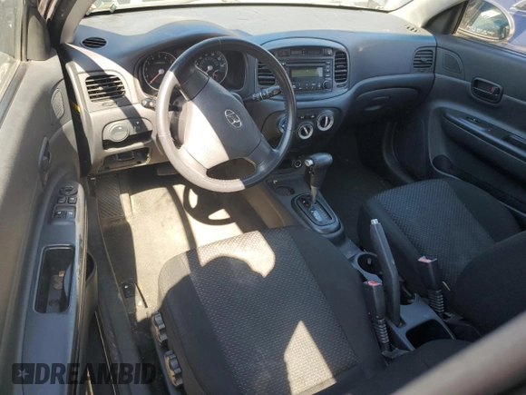 2007 Hyundai Accent SE with VIN KMHCN36C87U039421, listed as a Copart auction lot 49976915 with 182,626 mi miles and Salvage Title. Bid and sale history available at carsss.com. Image 8.