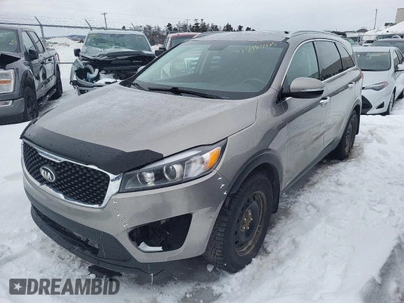 2018 Kia Sorento LX V6 with VIN 5XYPGDA55JG382534, listed as a Copart auction lot 43985425 with 0 mi miles and Salvage Title. Bid and sale history available at carsss.com. Image 1.