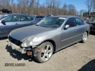 2005 Infiniti G35 with VIN JNKCV51F35M313346, listed as a Copart auction lot 49991835 with Not Provided miles and Salvage Title. Bid and sale history available at carsss.com. Image 1.