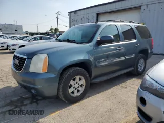 2009 GMC Yukon SLE 3SB z VIN 1GKFK23009R215418, wystawiony jako Copart lot #60643845 z przebiegiem 161 042 mil mil oraz Czysty tytuł • Clean title. Historia ofert i sprzedaży dostępna na DreamBid. Obrazek 1.