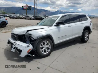 2022 Jeep Grand Cherokee Limited с VIN 1C4RJKBG5N8503039, выставлен на аукционе Copart как лот 57448655 с пробегом 56 475 миль миль и Списание • Salvage title. История ставок и продаж доступна на DreamBid. Изображение 1.