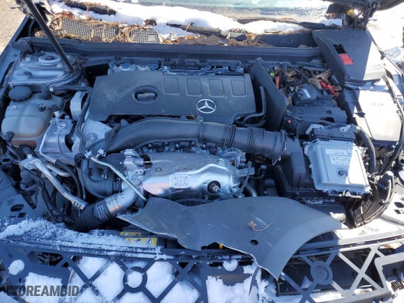 2022 Mercedes-Benz CLA with VIN W1K5J4HB1NN287249, listed as a Copart auction lot 46110735 with 17,273 mi miles and Salvage Title. Bid and sale history available at carsss.com. Image 13.