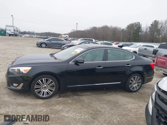 2015 Kia Cadenza Premium with VIN KNALN4D70F5177461, listed as a IAAI auction lot 41382190 with 214,538 mi miles. Bid and sale history available at carsss.com. Image 14.