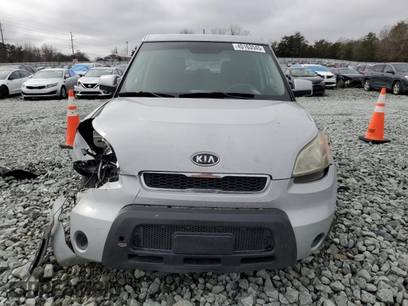 2011 Kia Soul + with VIN KNDJT2A29B7709477, listed as a Copart auction lot 45163545 with 256,196 mi miles and Salvage Title. Bid and sale history available at carsss.com. Image 5.