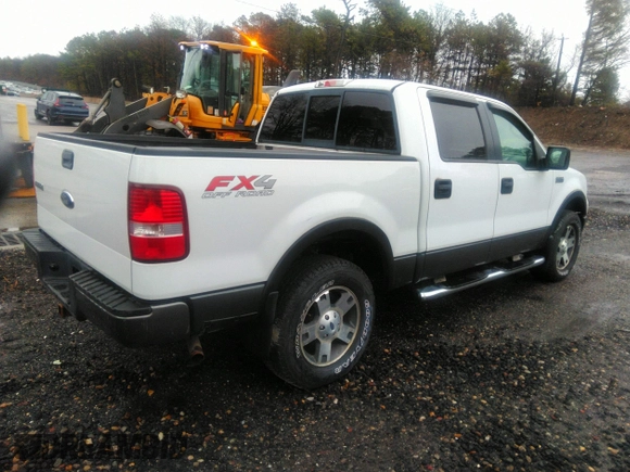 2006 Ford F-150 XLT with VIN 1FTPW14596FA23856, listed as a IAAI auction lot 41936858 with 75,663 mi miles. Bid and sale history available at carsss.com. Image 4.