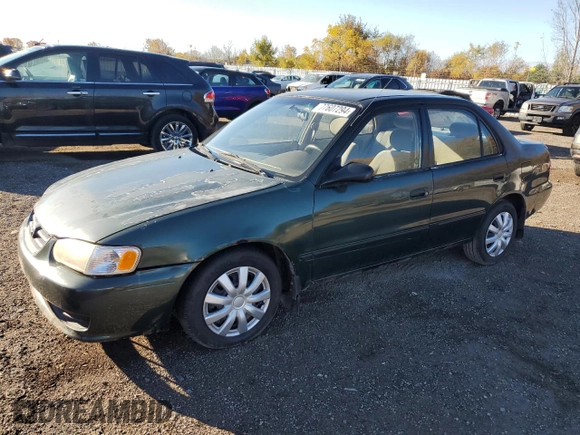 2002 Toyota Corolla CE with VIN 2T1BR12EX2C875267, listed as a Copart auction lot 77607294 with 267,148 mi miles and Clean title. Bid and sale history available at DreamBid. Image 1.
