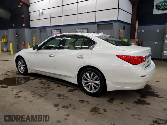 2017 Infiniti Q50 3.0t Sport with VIN JN1EV7AR1HM834878, listed as a Copart auction lot 50306635 with 81,302 mi miles and Salvage Title. Bid and sale history available at carsss.com. Image 2.