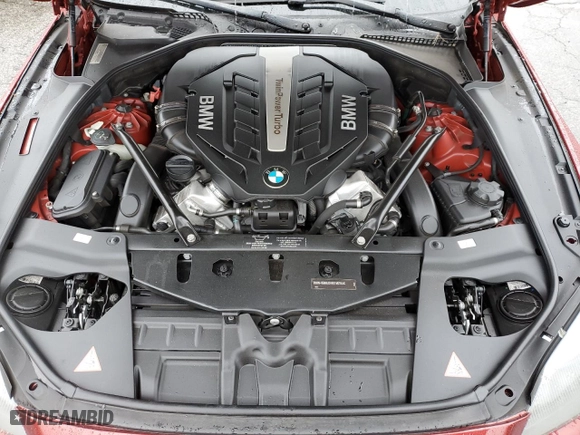 2012 BMW 6 Series 650i with VIN WBALZ3C58CDL70716, listed as a Copart auction lot 43794155 with 69,745 mi miles and Salvage Title. Bid and sale history available at carsss.com. Image 11.