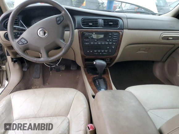 2001 Mercury Sable LS Premium with VIN 1MEFM55S61G639738, listed as a Copart auction lot 85276154 with 137,887 mi miles and Salvage Title. Bid and sale history available at DreamBid. Image 8.