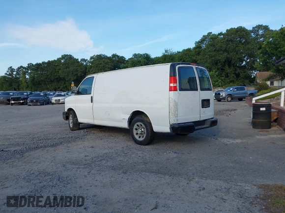 2012 Chevrolet Express Cargo with VIN 1GCSGAFX8C1178767, listed as a IAAI auction lot 42538712 with Not provided miles and . Bid and sale history available at DreamBid. Image 3.