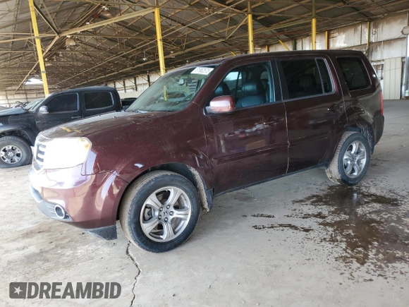 2014 Honda Pilot EX-L with VIN 5FNYF3H5XEB013379, listed as a Copart auction lot 51962575 with 366,377 mi miles and Clean Title. Bid and sale history available at DreamBid. Image 1.