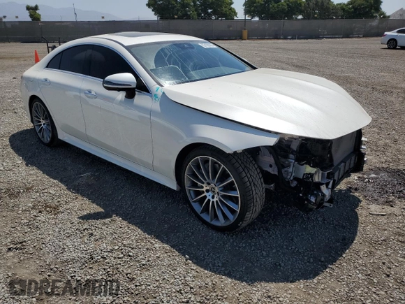 2021 Mercedes-Benz CLS 450 with VIN W1K2J5JB7MA087033, listed as a Copart auction lot 63196523 with 21,675 mi miles and . Bid and sale history available at DreamBid. Image 4.