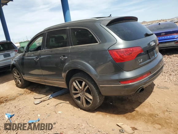 2013 Audi Q7 3.0T Premium Plus with VIN WA1LGAFE0DD000932, listed as a Copart auction lot 52068865 with 128,046 mi miles and Salvage Title. Bid and sale history available at carsss.com. Image 2.