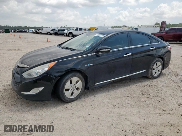 2012 Hyundai Sonata Hybrid z VIN KMHEC4A45CA056676, wystawiony jako Copart lot #59771345 z przebiegiem 200 353 mil mil oraz Czysty tytuł • Clean title. Historia ofert i sprzedaży dostępna na DreamBid. Obrazek 1.