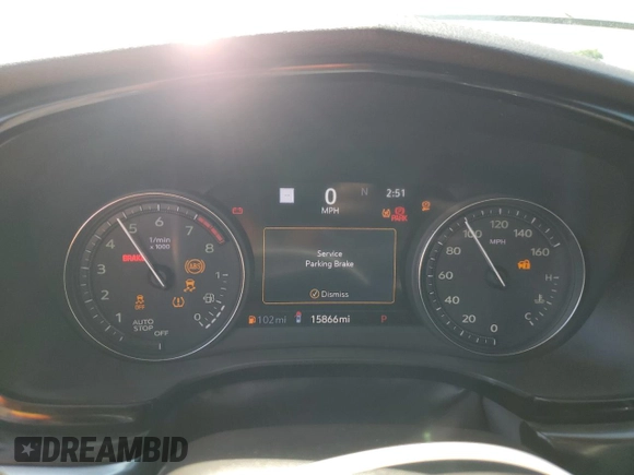 2020 Cadillac XT6 FWD Premium Luxury with VIN 1GYKPCRS1LZ232773, listed as a Copart auction lot 61201565 with 15,866 mi miles and Salvage title. Bid and sale history available at DreamBid. Image 9.