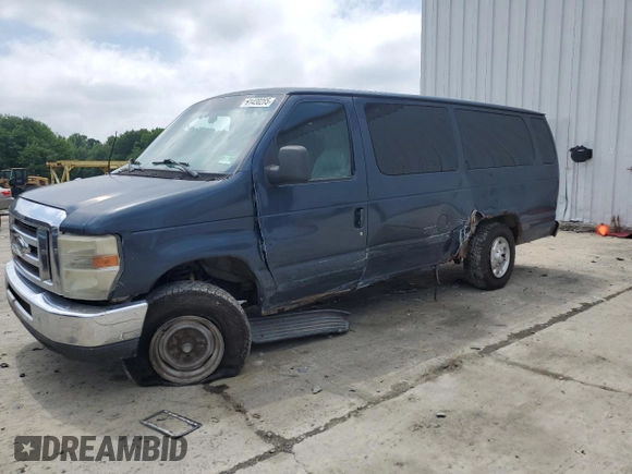 2009 Ford Econoline Passenger XL with VIN 1FBSS31L99DA33926, listed as a Copart auction lot 61430285 with 491,365 mi miles and Salvage title. Bid and sale history available at DreamBid. Image 1.