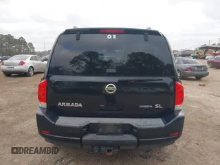 2011 Nissan Armada SV with VIN 5N1BA0ND8BN605841, listed as a IAAI auction lot 41510554 with 212,335 mi miles and . Bid and sale history available at DreamBid. Image 16.