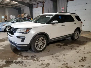 2018 Ford Explorer Limited z VIN 1FM5K7FHXJGB63376, wystawiony jako Copart lot #51089925 z przebiegiem 81 244 mil mil oraz Szkoda całkowita • Salvage title. Historia ofert i sprzedaży dostępna na DreamBid. Obrazek 1.