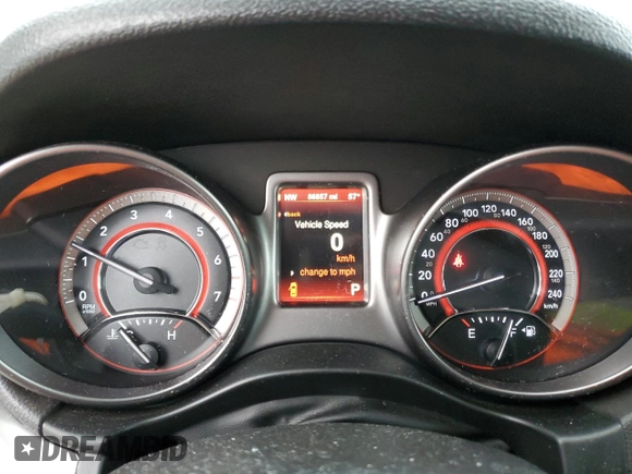 2016 Dodge Journey Crossroad Plus with VIN 3C4PDDGG6GT179526, listed as a Copart auction lot 72625024 with 86,857 mi miles and Salvage title. Bid and sale history available at DreamBid. Image 9.