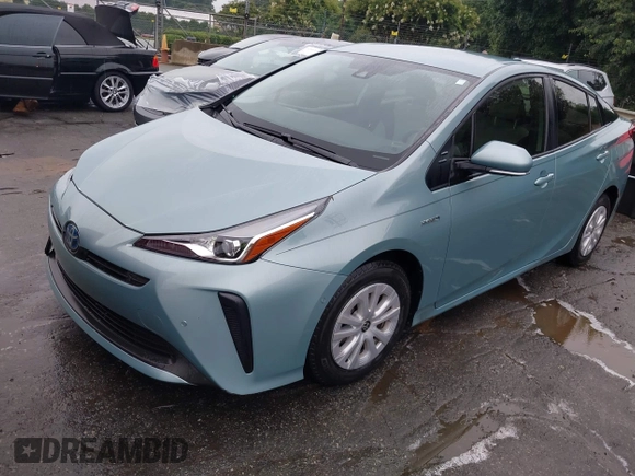 2022 Toyota Prius L Eco with VIN JTDKAMFU4N3158998, listed as a IAAI auction lot 42625041 with 43,033 mi miles and . Bid and sale history available at DreamBid. Image 20.