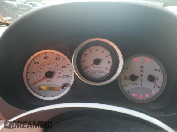 2005 Toyota RAV4 with VIN JTEGD20V250059905, listed as a Copart auction lot 54975395 with 234,815 mi miles and Clean Title. Bid and sale history available at DreamBid. Image 9.