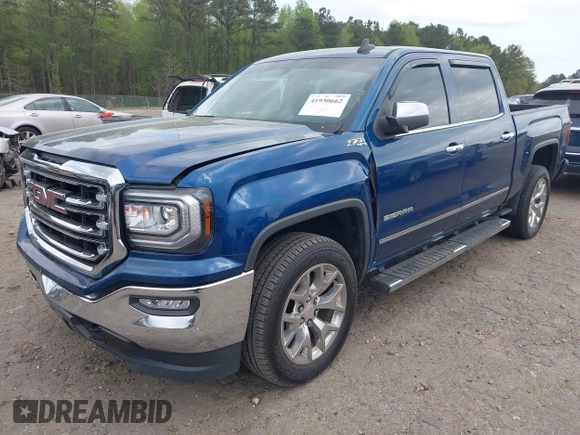 2018 GMC Sierra 1500 SLT z VIN 3GTU2NEC7JG532029, wystawiony jako IAAI lot #41930662 z przebiegiem 117 878 mil mil oraz . Historia ofert i sprzedaży dostępna na DreamBid. Obrazek 2.