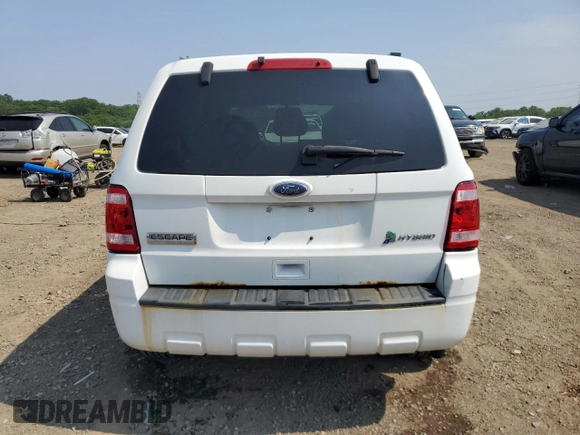 2011 Ford Escape Hybrid with VIN 1FMCU4K3XBKA56711, listed as a Copart auction lot 59789395 with 159,812 mi miles and Salvage title. Bid and sale history available at DreamBid. Image 6.