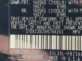 2017 Toyota Sienna SE with VIN 5TDXZ3DC5HS784243, listed as a IAAI auction lot 42040634 with 172,535 mi miles and . Bid and sale history available at DreamBid. Image 9.