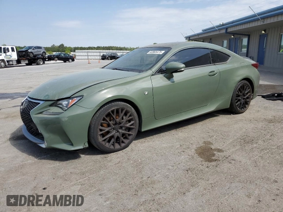 2017 Lexus RC 200t with VIN JTHHA5BC0H5005104, listed as a Copart auction lot 52865475 with Not provided miles and Salvage title. Bid and sale history available at DreamBid. Image 1.