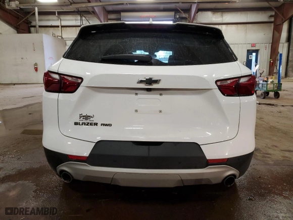 2022 Chevrolet Blazer LT with VIN 3GNKBJRS7NS145282, listed as a Copart auction lot 43135975 with 28,368 mi miles and Salvage Title. Bid and sale history available at carsss.com. Image 6.