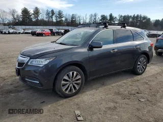 2014 Acura MDX Technology with VIN 5FRYD4H68EB013741, listed as a Copart auction lot 46359315 with 209,983 mi miles and Clean title. Bid and sale history available at DreamBid. Image 1.