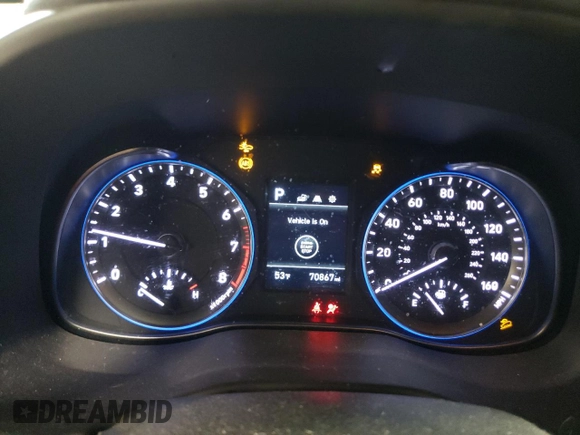 2019 Hyundai Kona Limited with VIN KM8K3CA58KU265753, listed as a Copart auction lot 50829675 with 70,867 mi miles and Salvage Title. Bid and sale history available at carsss.com. Image 9.