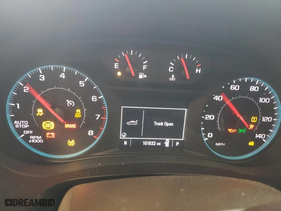 2021 Chevrolet Malibu LT with VIN 1G1ZD5ST1MF055780, listed as a Copart auction lot 46240455 with 101,932 mi miles and Salvage Title. Bid and sale history available at carsss.com. Image 9.