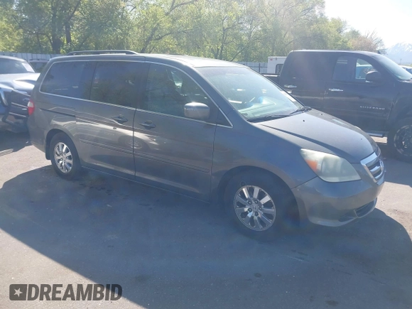 2007 Honda Odyssey EX-L with VIN 5FNRL38777B140916, listed as a IAAI auction lot 42159976 with 167,541 mi miles. Bid and sale history available at carsss.com. Image 1.
