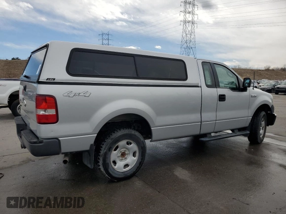 2006 Ford F-150 XL with VIN 1FTRF14W36NA57279, listed as a Copart auction lot 46629825 with 108,810 mi miles and Salvage Title. Bid and sale history available at carsss.com. Image 3.