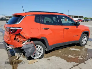2020 Jeep Compass Sport с VIN 3C4NJCAB3LT253177, выставлен на аукционе Copart как лот 51949525 с пробегом 120 146 миль миль и Чистый • Clean title. История ставок и продаж доступна на DreamBid. Изображение 3.