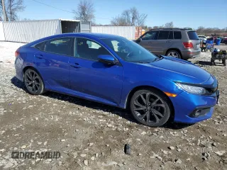 2019 Honda Civic Sport with VIN 2HGFC2F84KH585949, listed as a Copart auction lot 49404105 with 100,886 mi miles and Salvage Title. Bid and sale history available at DreamBid. Image 4.