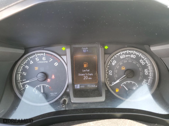 2016 Toyota Tacoma SR with VIN 3TMCZ5AN4GM007664, listed as a Copart auction lot 50065165 with 73,268 mi miles and Salvage Title. Bid and sale history available at carsss.com. Image 9.