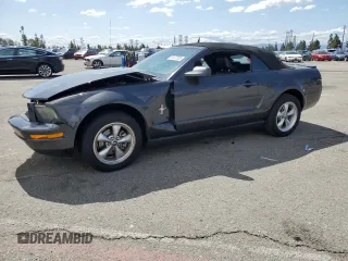 2007 Ford Mustang Deluxe with VIN 1ZVHT84N775242583, listed as a Copart auction lot 51477205 with Not Provided miles and Salvage Title. Bid and sale history available at carsss.com. Image 1.